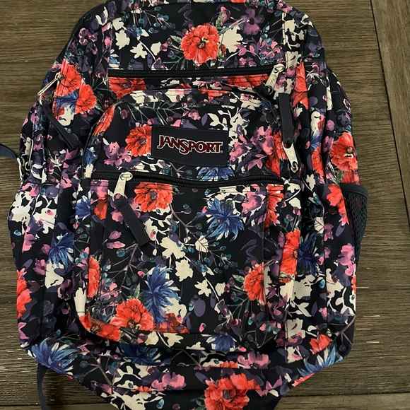 Jansport Multicolor Floral Backpack - Picture 1 of 3